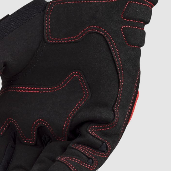 Guante LS2 Silva Hombre Negro / Rojo